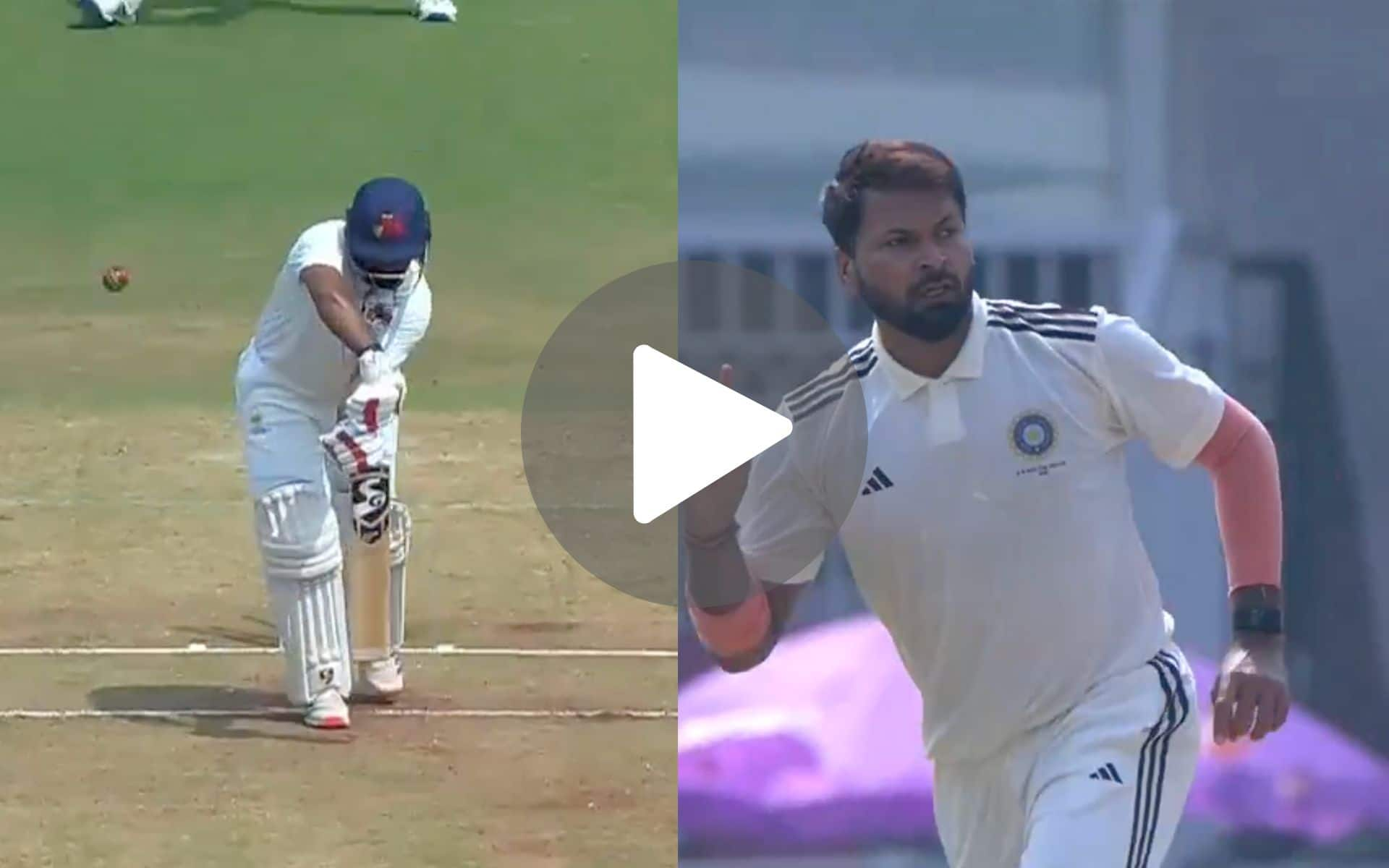 [Watch] Mukesh Kumar Lights Up Irani Cup 2024 By Cleaning Up Mulani With An Absolute Peach